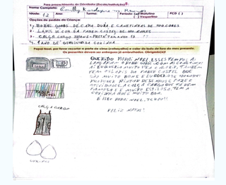 Correios lan&ccedil;a campanha de Natal e crian&ccedil;a pede 1 ano de coxinha de presente
