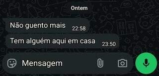 V&iacute;tima enviou mensagens de socorro &agrave; fam&iacute;lia horas antes de morrer carbonizada