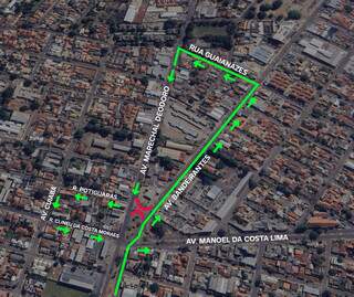 Trevo Imbirussu &eacute; liberado com novo sentido nas vias e convers&otilde;es proibidas