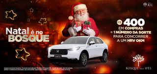 Natal do Bosque 2025 traz magia e sorteio de um HR-V 0km