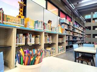 Biblioteca p&uacute;blica recebe 600 novos livros infantis e acesso &eacute; gratuito