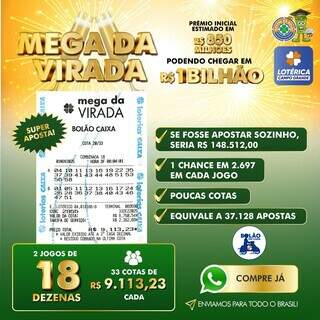 Mega da Virada promete ser a maior da história! Aposte com o Mestre do Bolão Mega da Virada promete ser a maior da história! Aposte com o Mestre do Bolão