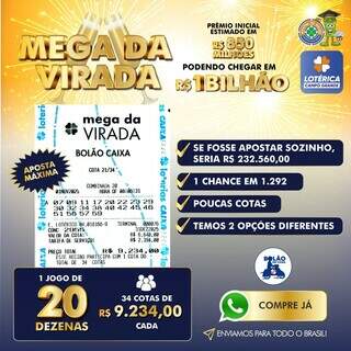 Mega da Virada promete ser a maior da história! Aposte com o Mestre do Bolão Mega da Virada promete ser a maior da história! Aposte com o Mestre do Bolão