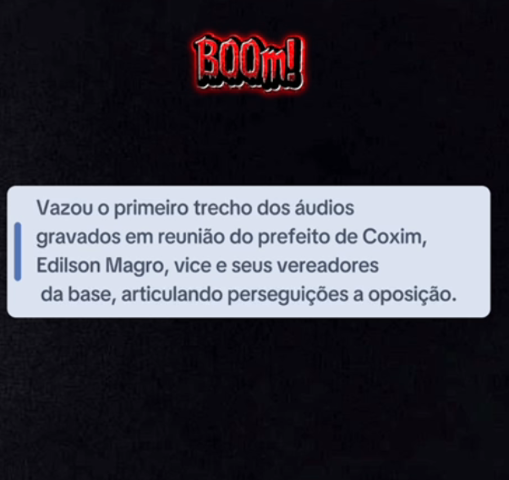 Em áudio, prefeito de Coxim trama para neutralizar oposição