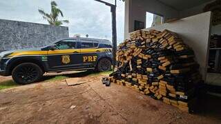 PRF apreende carreta com 1,6 tonelada de maconha escondida em tambores na BR-163 PRF apreende carreta com 1,6 tonelada de maconha escondida em tambores na BR-163