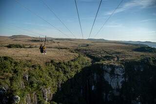 Tirolesa mais alta das am&eacute;ricas volta a operar em dezembro