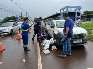 Atropelamento deixa tr&acirc;nsito lento na Avenida Gunter Hans