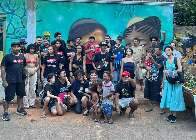 Nhanhá recebe festival de arte urbana com artistas indígenas e nordestinos