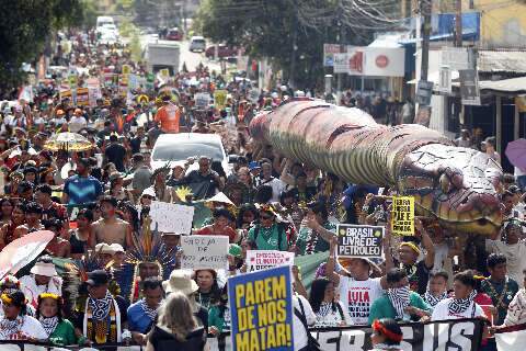 Morte de ind&iacute;gena Kaiow&aacute; em MS gera protestos na 2&ordf; semana da COP 30