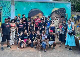 Nhanhá recebe festival de arte urbana com artistas indígenas e nordestinos Nhanhá recebe festival de arte urbana com artistas indígenas e nordestinos