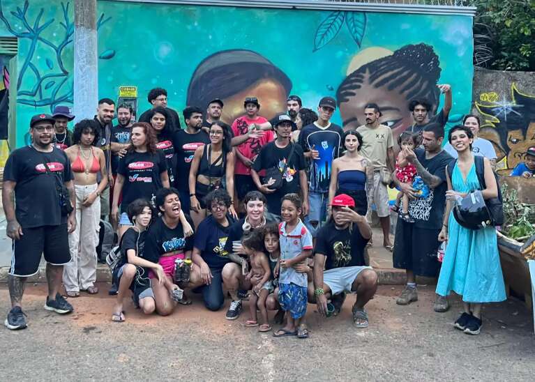 Nhanhá recebe festival de arte urbana com artistas indígenas e nordestinos