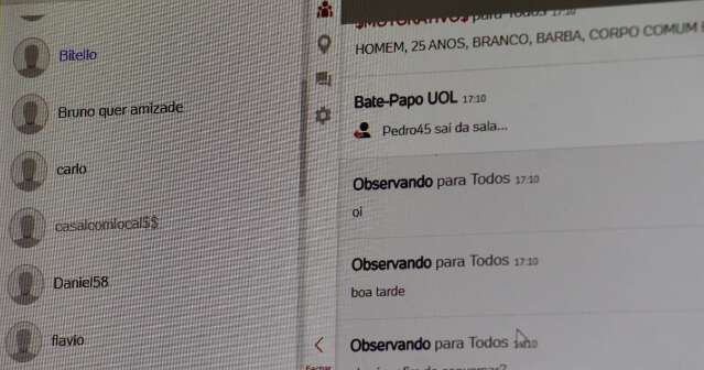 O que encontramos nas salas do bate-papo do UOL em pleno 2025? 