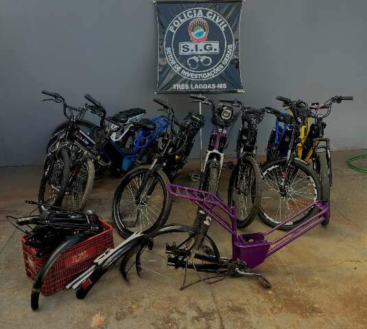 Adolescentes confessam esquema de roubo e desmanche de bicicletas el&eacute;tricas