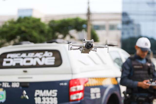MS investe mais de R$ 1 milh&atilde;o em drones para refor&ccedil;ar seguran&ccedil;a p&uacute;blica