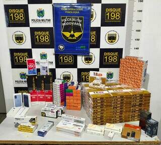 PM flagra carro com R$ 149 mil em &ldquo;Mounjaro&rdquo;, rem&eacute;dio para calvos e eletr&ocirc;nicos 