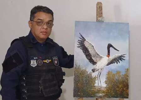 Pintura tirou guarda da depress&atilde;o e levou suas telas at&eacute; a Alemanha