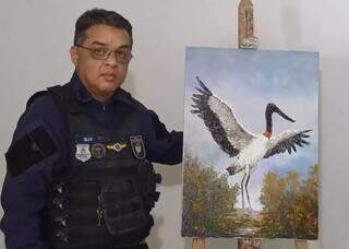 Pintura tirou guarda da depress&atilde;o e levou suas telas at&eacute; a Alemanha