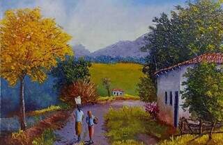 Pintura tirou guarda da depress&atilde;o e levou suas telas at&eacute; a Alemanha