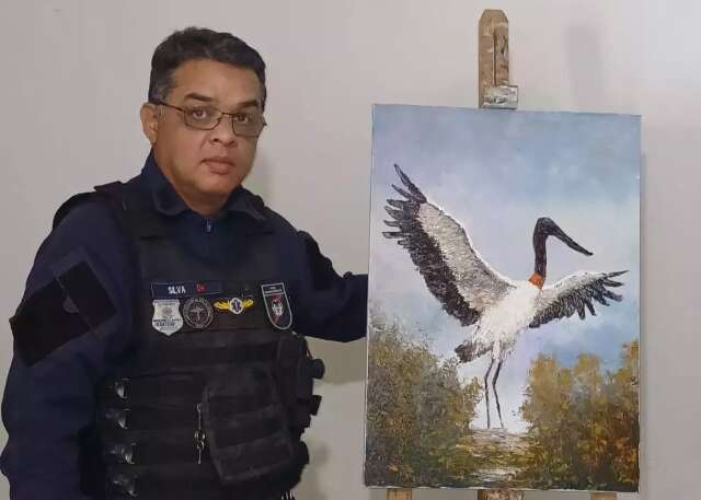 Pintura tirou guarda da depress&atilde;o e levou suas telas at&eacute; a Alemanha