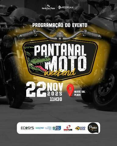 Motociclismo, Rock e A&ccedil;&atilde;o Social: Vem A&iacute; o Pantanal Moto Weekend 2025