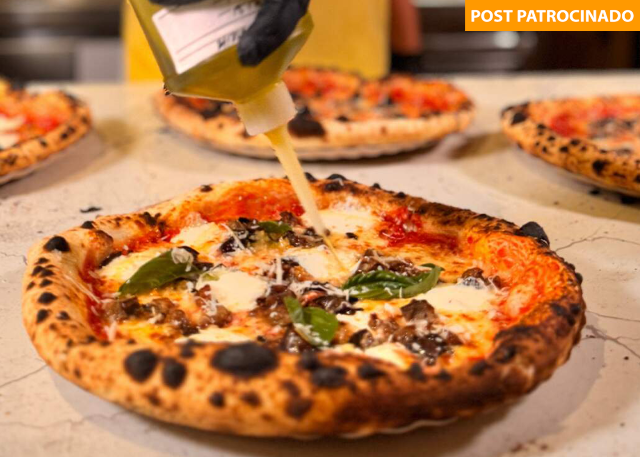 Com pizzas, p&atilde;es e sandu&iacute;ches, Basta &eacute; uma surpresa a cada mordida