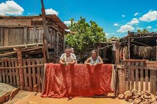 Faca sem ponta fez Marilza &quot;criar&quot; cabelo com bananeira no Lagoa Park