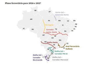 Uni&atilde;o inclui Malha Oeste entre prioridades e confirma edital para 2026