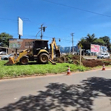 Avenida Guaicurus tem interdi&ccedil;&atilde;o parcial para constru&ccedil;&atilde;o de novas al&ccedil;as