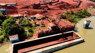 Com cen&aacute;rio h&iacute;drico a favor, Hidrovia do Paraguai move 8,5 milh&otilde;es de toneladas