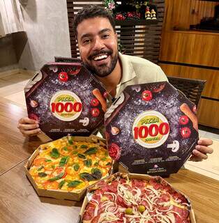 Black da Pizza 1000 tem Calabresa e Marguerita o dia todo a R$ 34,50