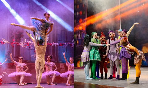 Mais de 450 bailarinas apresentaram cl&aacute;ssicos do cinema no Teatro Glauce Rocha