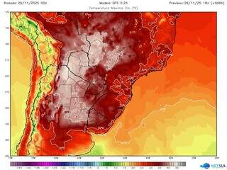 MS enfrentar&aacute; pico de calor no fim de semana com temperaturas pr&oacute;ximas aos 40&deg;C