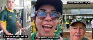 V&iacute;deos da viagem, frases e fotos levaram &agrave; condena&ccedil;&atilde;o de casal por ato golpista