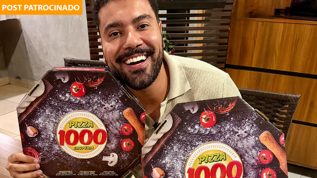 Black da Pizza 1000 tem Calabresa e Marguerita o dia todo a R$ 34,50