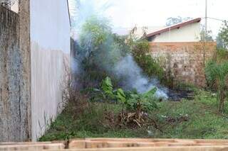 Dois inc&ecirc;ndios atingem terrenos baldios em bairros vizinhos da Capital