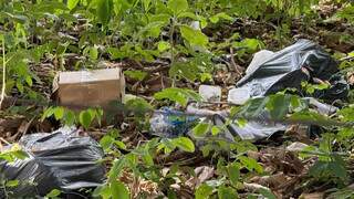Caixas de medicamentos para emagrecimento s&atilde;o encontradas em terreno baldio