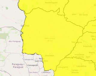 MS tem novo alerta para tempestades e queda de granizo