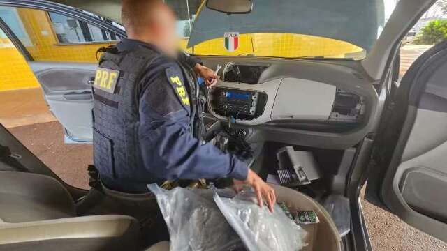 PM &eacute; preso no Paran&aacute; com droga encomendada de MS