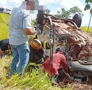 Colis&atilde;o na MS-386 deixa um morto e mobiliza equipes de resgate em Amambai