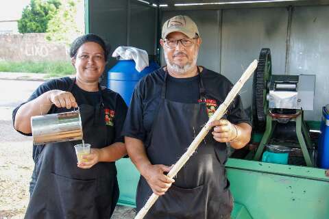Sem medo, Ane largou tudo para ver marido ser o &quot;Gordinho da Garapa&quot;