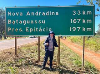 Grupo encarou 6 dias de caminhada e 172 km at&eacute; Nova Andradina