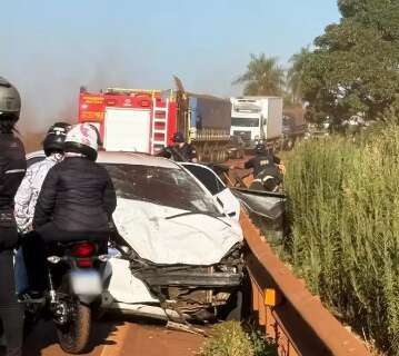 Acidente na BR-267 matou mulher de 40 anos e deixou condutor em estado grave