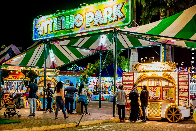 Sábado tem parque de diversões e tributo ao Coldplay
