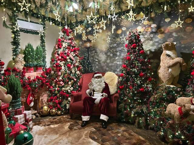 Natal no Centro come&ccedil;a com luzes, sorteio de casas e chafariz revitalizado