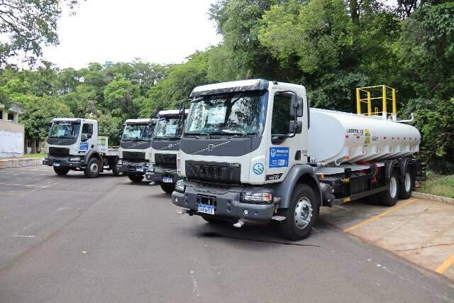 Munic&iacute;pios de MS recebem novos ve&iacute;culos com investimento de R$ 2,9 milh&otilde;es