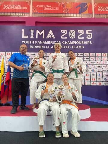 Judocas de MS conquistam 8 medalhas no Pan-Americano Sub-13 e Sub-15
