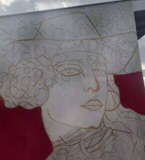 Paixão por Ney Matogrosso virou painel gigante na Vila Carvalho Paixão por Ney Matogrosso virou painel gigante na Vila Carvalho