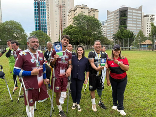 Campo Grande reúne mais de 60 atletas com deficiência em amistoso inclusivo Campo Grande reúne mais de 60 atletas com deficiência em amistoso inclusivo