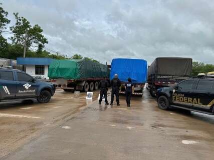 PF apreende 75 toneladas de insumo qu&iacute;mico para produ&ccedil;&atilde;o de coca&iacute;na na fronteira