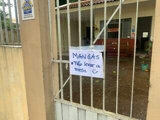 Com 40 kg de manga e aviso, povo poupa mesa, mas leva até bacia Com 40 kg de manga e aviso, povo poupa mesa, mas leva até bacia